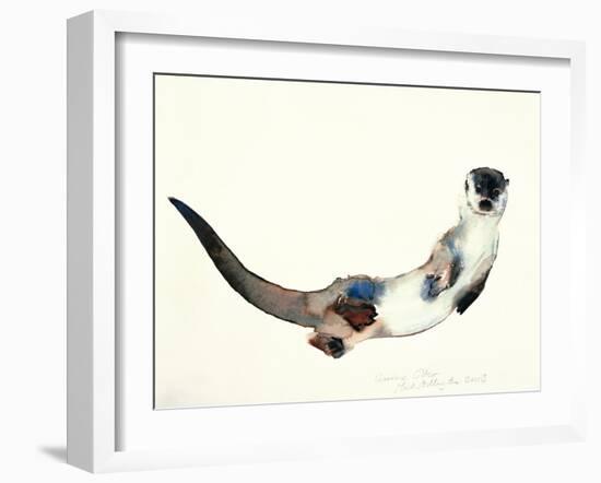 Curious Otter, 2003-Mark Adlington-Framed Premium Giclee Print