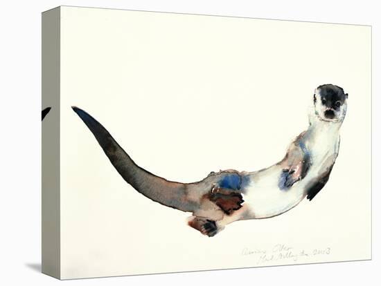 Curious Otter, 2003-Mark Adlington-Stretched Canvas