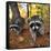 Curious Raccoons-Steve Terrill-Framed Stretched Canvas