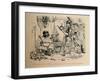 'Curius Dentatus refusing the Magnificent Gift offered by the Samnites', 1852-John Leech-Framed Giclee Print