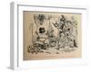 'Curius Dentatus refusing the Magnificent Gift offered by the Samnites', 1852-John Leech-Framed Giclee Print