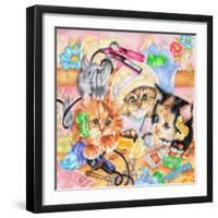 Curlers-Karen Middleton-Framed Giclee Print