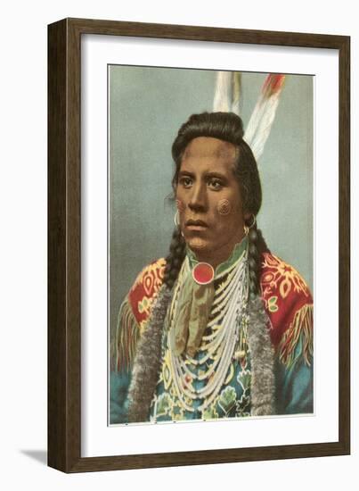 Curley, Crow Indian, General Custer's Scout-null-Framed Art Print