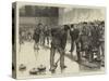 Curling at an Ice Rink, Manchester-William Ralston-Stretched Canvas