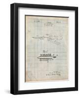 Curling Iron 1925 Patent-Cole Borders-Framed Art Print