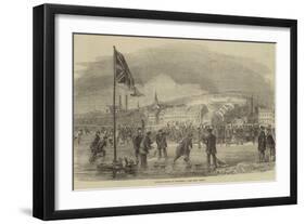 Curling Match at Montreal-null-Framed Giclee Print