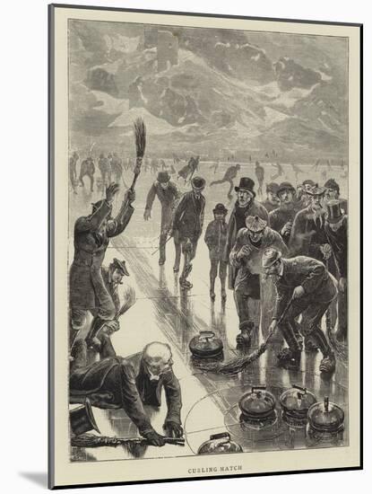 Curling Match-William Small-Mounted Giclee Print