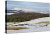 Curling on Frozen Bush Loch, Gatehouse of Fleet, Dumfries and Galloway, Scotland, United Kingdom-Gary Cook-Stretched Canvas
