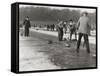 Curling on Loch Leven-null-Framed Stretched Canvas