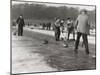 Curling on Loch Leven-null-Mounted Photographic Print