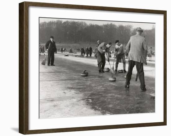 Curling on Loch Leven-null-Framed Photographic Print