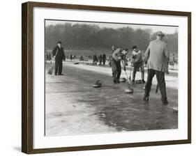 Curling on Loch Leven-null-Framed Photographic Print