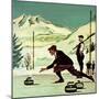 Curling-English School-Mounted Premium Giclee Print