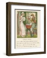 Curly Locks Curly Locks Wilt Thou be Mine?-Kate Greenaway-Framed Photographic Print