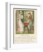 Curly Locks Curly Locks Wilt Thou be Mine?-Kate Greenaway-Framed Photographic Print