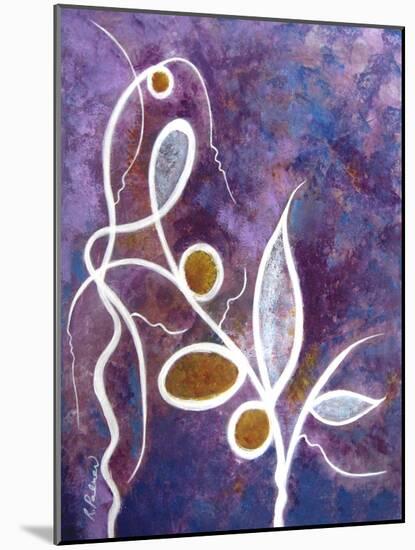 Curly Plant II-Ruth Palmer-Mounted Art Print