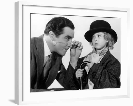 Curly Top, John Boles, Shirley Temple, 1935, Dressing Up In Father's Clothes-null-Framed Photo