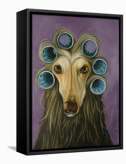 Curly-Leah Saulnier-Framed Stretched Canvas