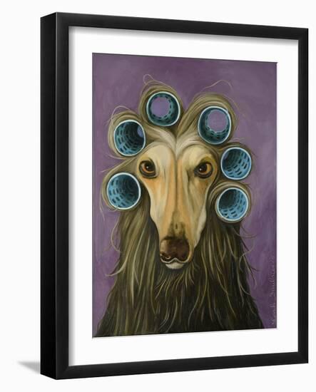 Curly-Leah Saulnier-Framed Giclee Print