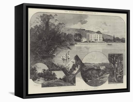 Curraghmore, the Seat of the Marquis of Waterford-Charles Auguste Loye-Framed Stretched Canvas