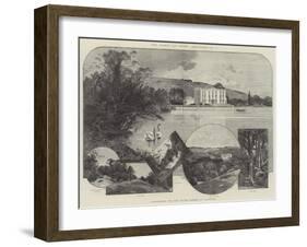Curraghmore, the Seat of the Marquis of Waterford-Charles Auguste Loye-Framed Giclee Print