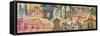 Currency, Architecture, Montage-null-Framed Stretched Canvas