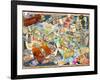 Currency Map (Variant 1)-Garry Walton-Framed Art Print