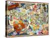 Currency Map (Variant 1)-Garry Walton-Stretched Canvas