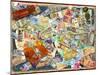 Currency Map (Variant 1)-Garry Walton-Mounted Art Print