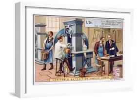 Currency, Minting and Cheking the Gold Coins, C1900-null-Framed Giclee Print