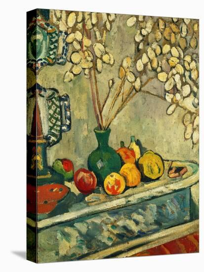 Currency of the Pope and Fruit; Monnaie Du Pape Et Fruits, C.1904-05 (Oil on Canvas)-Louis Valtat-Stretched Canvas