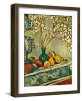 Currency of the Pope and Fruit; Monnaie Du Pape Et Fruits, C.1904-05 (Oil on Canvas)-Louis Valtat-Framed Giclee Print