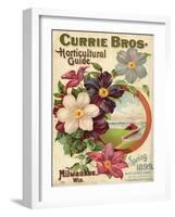 Currie Bros. Horticultural Guide, Spring 1899-null-Framed Art Print