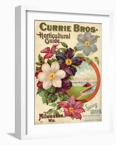 Currie Bros. Horticultural Guide, Spring 1899-null-Framed Art Print