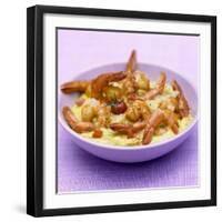 Curried Shrimps on Vegetable Puree-Bernard Radvaner-Framed Photographic Print