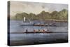 Currier and Ives: Rowing Contest-Currier & Ives-Stretched Canvas