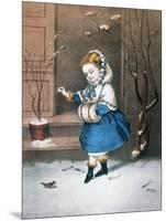 Currier & Ives: Little Snowbird-Currier & Ives-Mounted Giclee Print