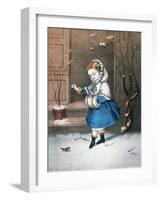 Currier & Ives: Little Snowbird-Currier & Ives-Framed Giclee Print