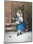 Currier & Ives: Little Snowbird-Currier & Ives-Mounted Giclee Print