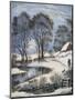 Currier & Ives: Winter Moonlight-Currier & Ives-Mounted Giclee Print