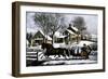 Currier & Ives: Winter Morning-Currier & Ives-Framed Giclee Print