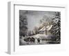 Currier & Ives: Winter Scene-Currier & Ives-Framed Giclee Print