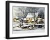 Currier & Ives Winter Scene-Currier & Ives-Framed Giclee Print