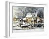 Currier & Ives Winter Scene-Currier & Ives-Framed Giclee Print