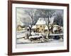 Currier & Ives Winter Scene-Currier & Ives-Framed Giclee Print