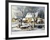 Currier & Ives Winter Scene-Currier & Ives-Framed Giclee Print