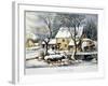 Currier & Ives Winter Scene-Currier & Ives-Framed Giclee Print