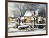 Currier & Ives Winter Scene-Currier & Ives-Framed Giclee Print