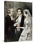 Currier: The Marriage-Currier & Ives-Stretched Canvas