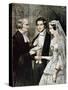 Currier: The Marriage-Currier & Ives-Stretched Canvas